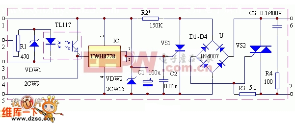 多敏固态控制器元件选用与电路调试电路图