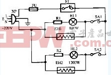 格力NDY-2000W11充油式电暖器电路设计