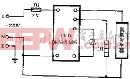 华凌DKW-65A双功能电子消毒柜电路原理图