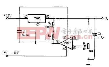 0.5-10V输出电压可调电路图