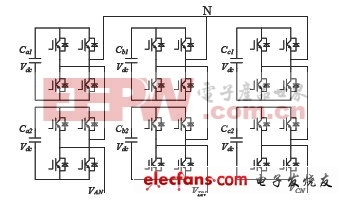 级联型五电平逆变器电路