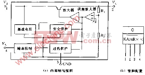 ka76r05-12内部结构框图与管脚配置_电路图_电子产品