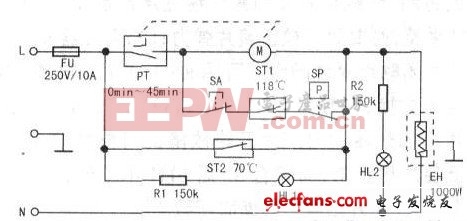 飞鹿电压力锅(TL30-700B)原理分析