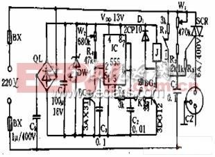 电饭煲功率自动调节器电路原理图