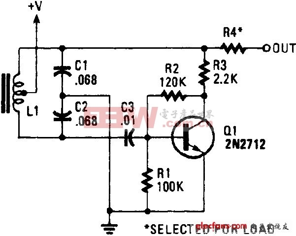 LC音频振荡器电路原理图