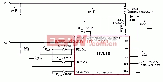 HV816应用电路