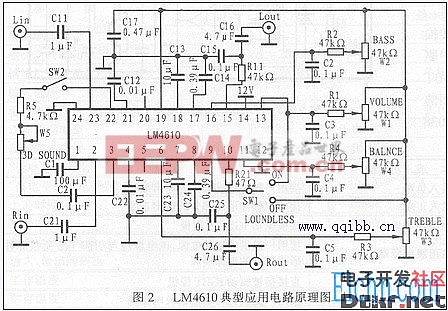 lm4610引脚功能与典型应用电路