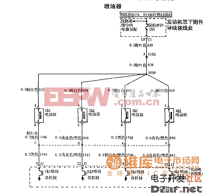 上海通用君威轿车2.0L发动机电路12图(3)