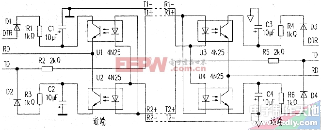 串口光电隔离转换器