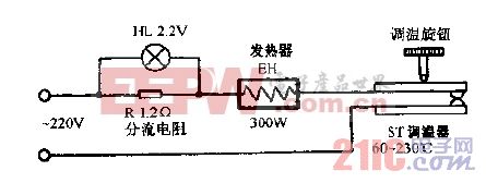红心牌YK1-30D调温电熨斗电路图.gif
