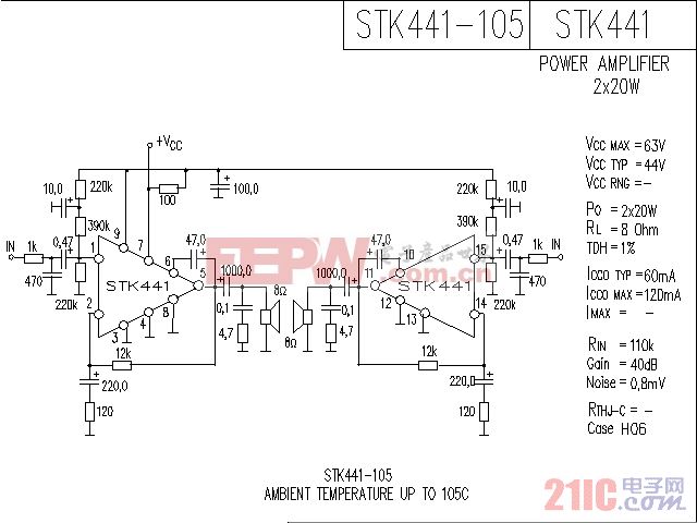 STK441音响IC电路图.gif