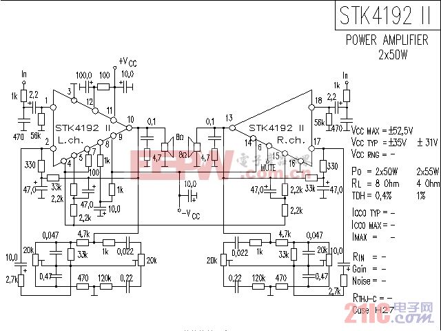 STK4192II音响IC电路图.gif
