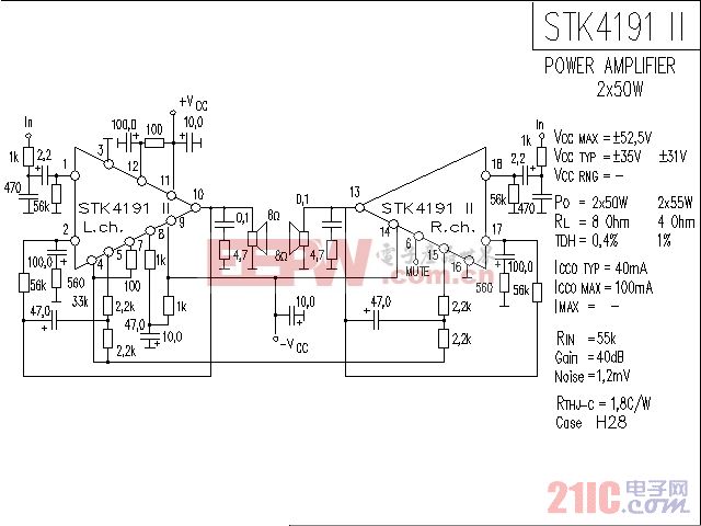 STK4191II音响IC电路图.gif