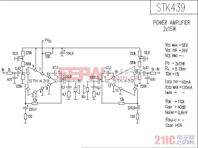 STK439音响IC电路图.gif