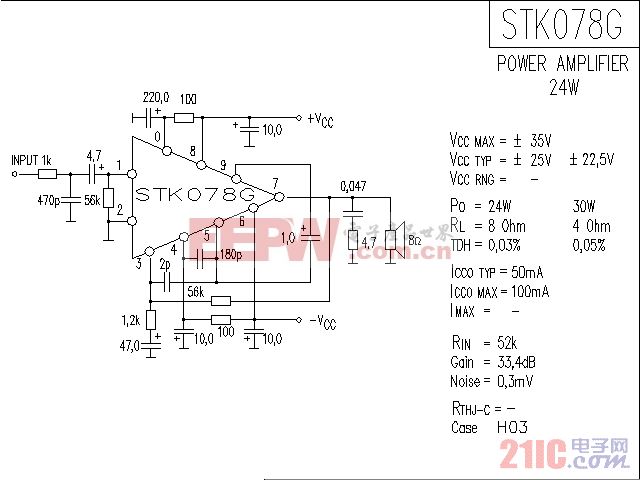 STK078G音响IC电路图 .gif