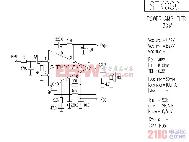 STK060音响IC电路图 .gif