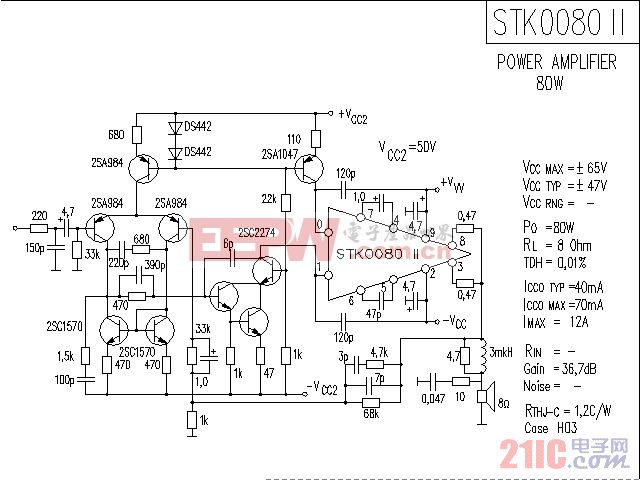 STK0080II 音响IC电路图 .gif