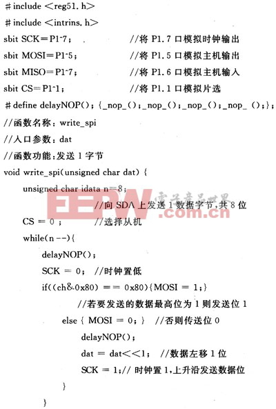 虛擬SPI通信程序及驗(yàn)證