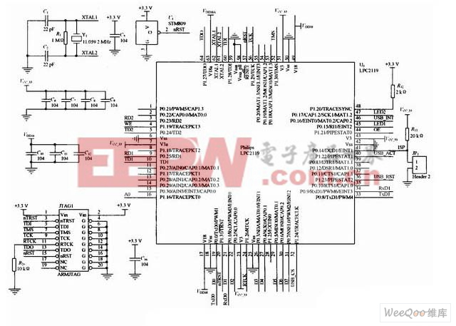 LPC2119外圍電路