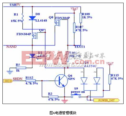 電源開關控制部分電路