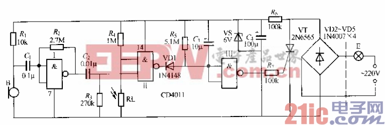 163.数字电路声光控楼梯延迟开关电路（3）.gif