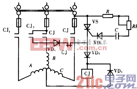 7.异步电动机能耗制动控制电路.gif