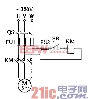 1.三相异步电动机电动控制电路.gif
