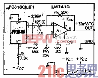 5.可线性输出10mV-℃电压的IC温度转换电路.gif