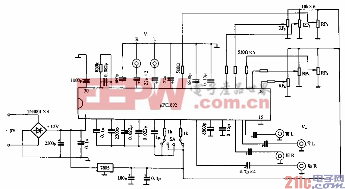 upc1892的应用电路