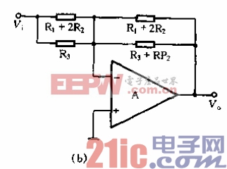 6.集成运放音调控制电路的简化等效电路（b）.gif