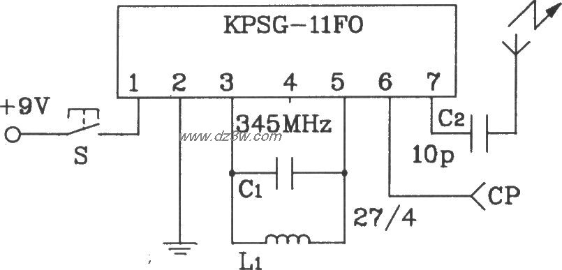KPSG-11F0构成单路无线遥