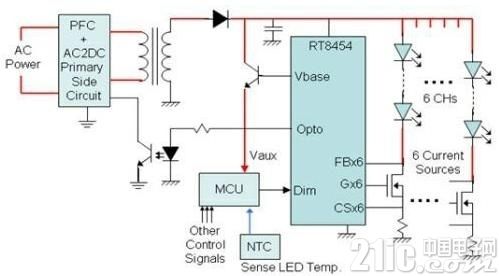 LED路灯电源设计电路图