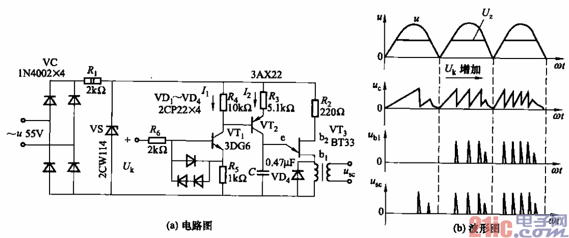 单结晶体管触发电路之二