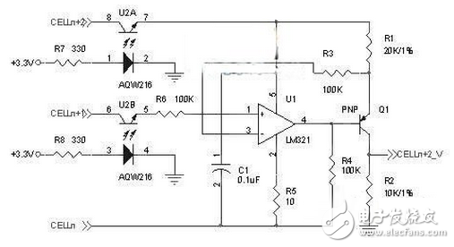串联电池组电压测量电路原理分析