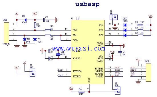 单片机USB-ISP下载线制作教程