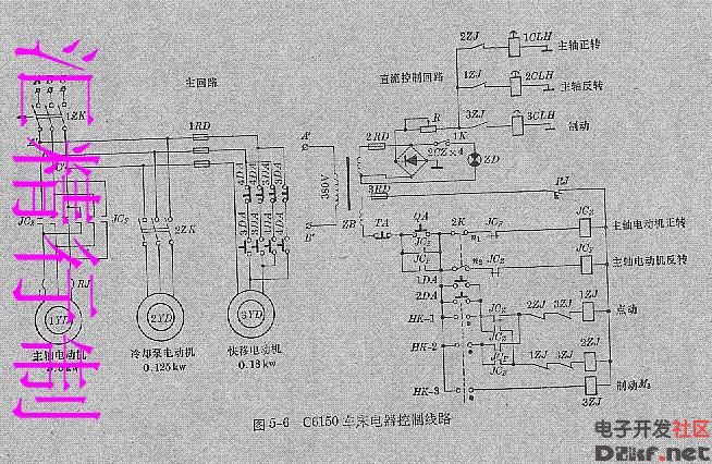 c6150车床电路图