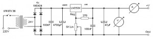 基于LM350K的35V可调电源电路图