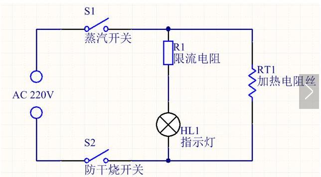 電水壺加熱原理解析 加熱控制電路的工作原理