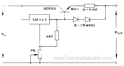 三端稳压器扩流应用知识(二)-其他电源电路图-电子