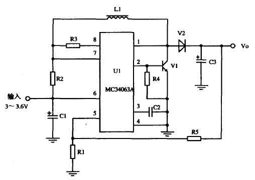 MC34063A稳压电路