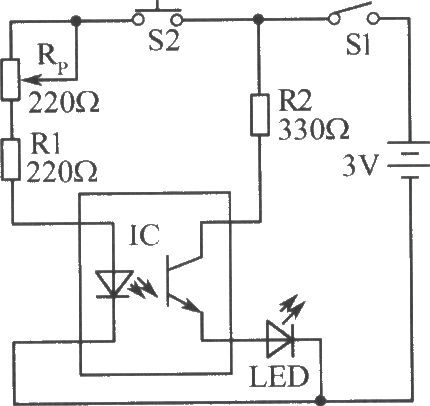 光电耦合器简单检测法电路