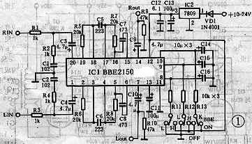 什么叫BBE?BBE2150音质增强电路图