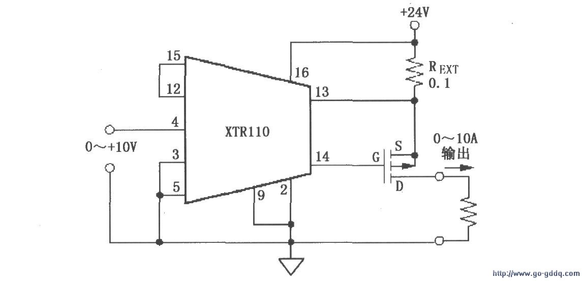 XTR110电压-电流变换器