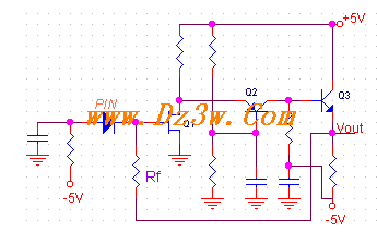 PIN-FET(PIN-TIA)光電組件電路及原理