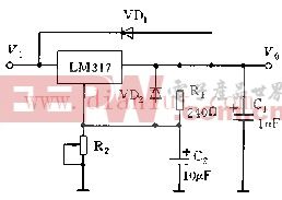 LM317的基本应用电路图
