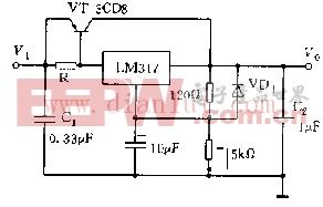 LM317扩展电流电路图