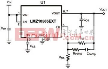 LMZ10505EXT应用电路