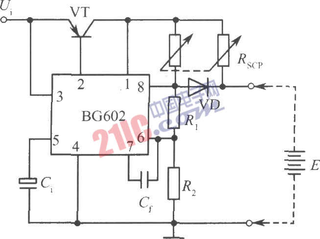 BG602构成的充电器电路