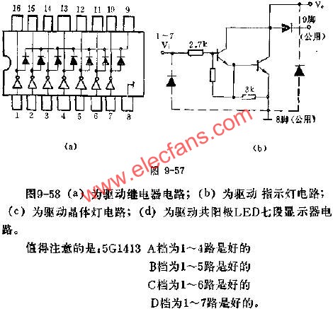 5G1413线路形式和外引线功能排列线路图  www.eepw.com.cn