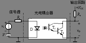 光电耦合放大电路原理图